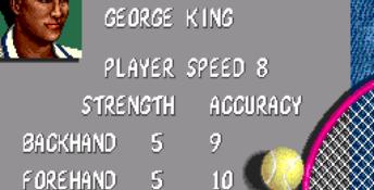 Andre Agassi Tennis Genesis Screenshot