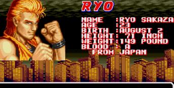 Ryo in South Town