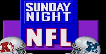 ESPN Sunday Night Football Genesis Screenshot