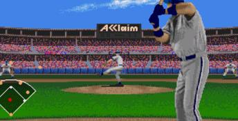 Frank Thomas Big Hurt Baseball Genesis Screenshot