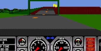 Hard Drivin' Genesis Screenshot