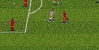 J. League Champion Soccer Genesis Screenshot