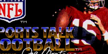Joe Montana Sports Talk Football 2 Genesis Screenshot
