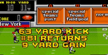 John Madden Football 92 Genesis Screenshot