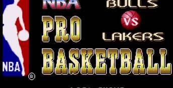 NBA Pro Basketball - Bulls vs Lakers Genesis Screenshot