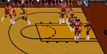 NBA Pro Basketball - Bulls vs Lakers Genesis Screenshot