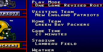NFL 98 Genesis Screenshot