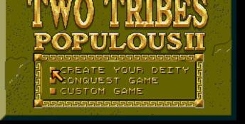 Populous 2 - Two Tribes Genesis Screenshot