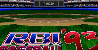 RBI Baseball 93 Genesis Screenshot