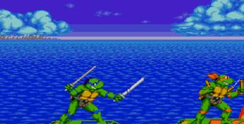 Teenage Mutant Ninja Turtles - Return of the Shredder Genesis Screenshot