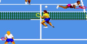 Andre Agassi Tennis GameGear Screenshot