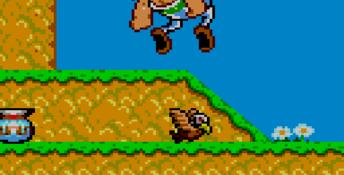 Asterix And The Secret Mission GameGear Screenshot