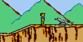 Cliffhanger GameGear Screenshot