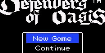 Defenders Of Oasis GameGear Screenshot