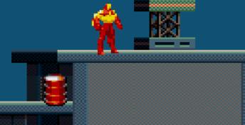 Iron Man and X-O Manowar In Heavy Metal GameGear Screenshot