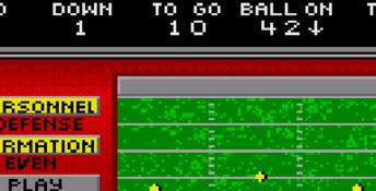 NFL 95 GameGear Screenshot