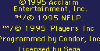 NFL Quarterback Club 96 GameGear Screenshot