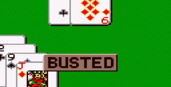 Poker Faced Pauls Blackjack GameGear Screenshot