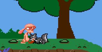 Ren and Stimpy Quest For The Shaven Yak GameGear Screenshot