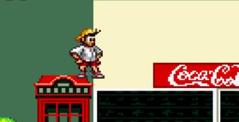 Sassou Shounen Eiyuuden Coca Cola Kid GameGear Screenshot