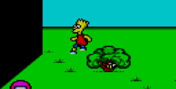 Simpsons Bart vs Space Mutants GameGear Screenshot