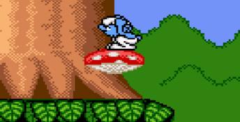 The Smurfs GameGear Screenshot