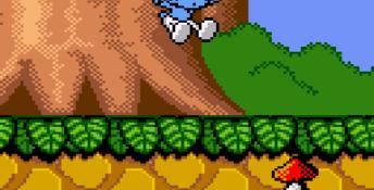 The Smurfs GameGear Screenshot