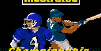 Sports Illustrated Championship Football And Baseball GameGear Screenshot