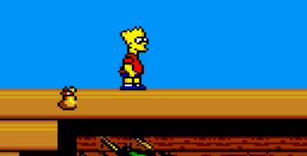 The Simpsons: Bart vs. the World GameGear Screenshot