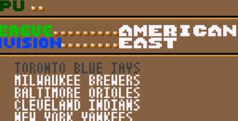 World Series Baseball GameGear Screenshot