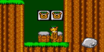 Yogi Bear In Yogi Bear's Goldrush GameGear Screenshot