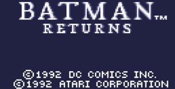 Batman Returns Lynx Screenshot