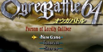 Ogre Battle 64: Person of Lordly Caliber Nintendo 64 Screenshot