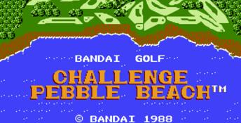 Bandai Golf: Challenge Pebble Beach NES Screenshot