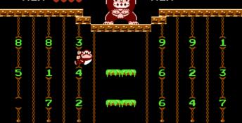 Donkey Kong Jr. Math NES Screenshot