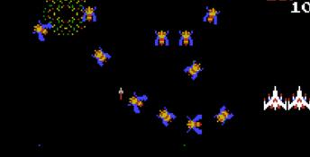 Galaga NES Screenshot