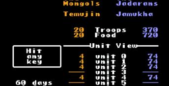 Genghis Khan NES Screenshot