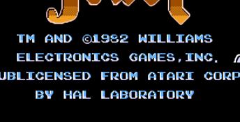 Joust NES Screenshot