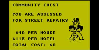 Monopoly NES Screenshot