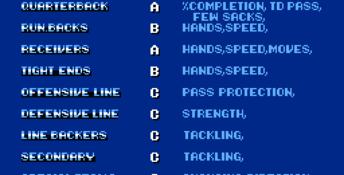 NFL Football NES Screenshot
