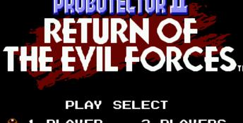 Probotector II: Return of the Evil Forces NES Screenshot