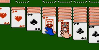 Solitaire NES Screenshot