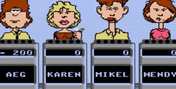Super Jeopardy! NES Screenshot
