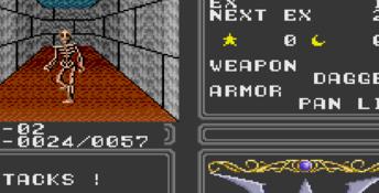 Double Dungeons PC Engine Screenshot