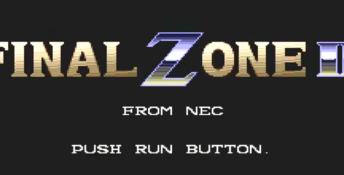 Final Zone 2 PC Engine Screenshot