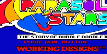 Parasol Stars PC Engine Screenshot