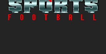 Tv Sports Football PC Engine Screenshot