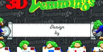 3D Lemmings PC Screenshot