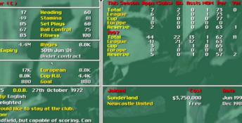 Ultimate Soccer Manager 98 PC Screenshot