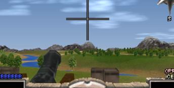 Ballerburg Playstation Screenshot